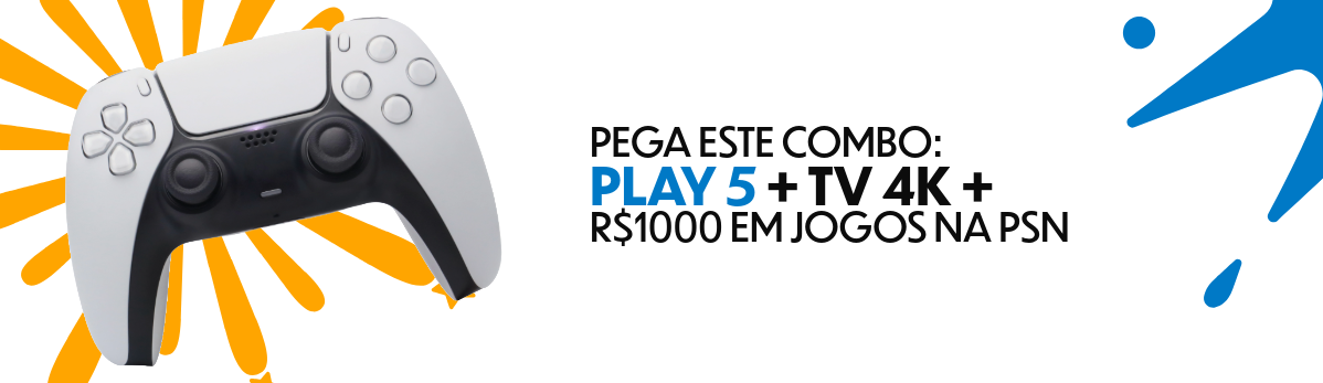 PROMOÇÃO: PS5 + TV GIGANTE DE 50 POLEGADAS